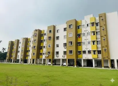 3BHK Flat for Sale at Royal Residency, Chinar Park – 1227 sq. ft.